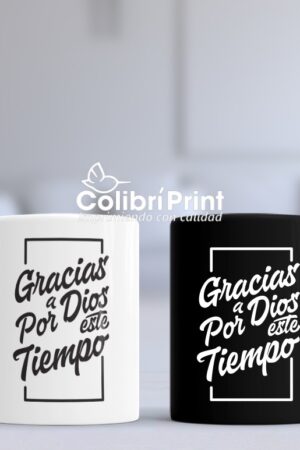 Taza Duo "Gracias a Dios por este tiempo"