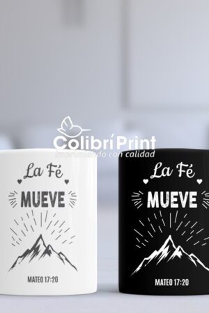 Taza Duo "La fé mueve"