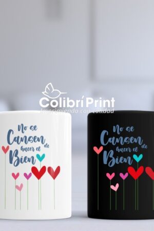 Taza Duo "No se cansen de hacer el bien"