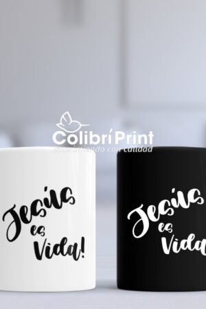 Taza Duo "Jesús es vida"