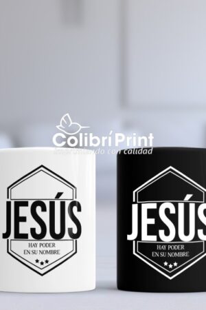 Taza Duo "Jesús hay poder en su nombre"