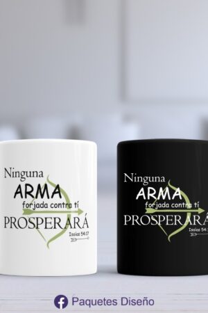 Taza Duo "Ninguna arma forjada contra ti..."