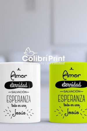 Taza Duo "Amor, Eternidad, Esperanza..."