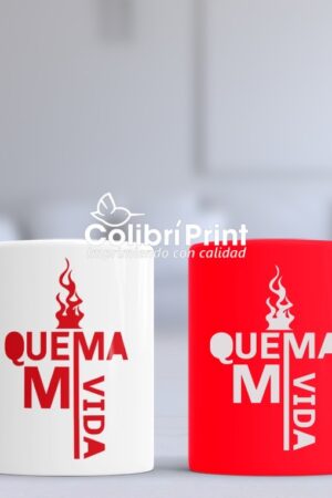 Taza Duo "Quema toda mi vida"