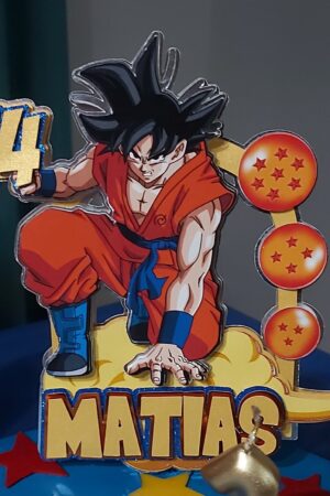Topper para pastel Goku
