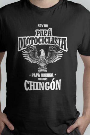 Playera para un papá motociclista