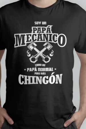 Playera para un papá mecanico