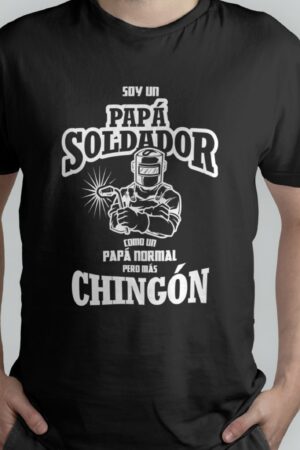 Playera para un papá soldador