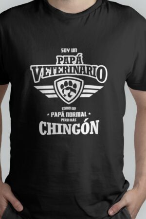 Playera para un papá veterinario