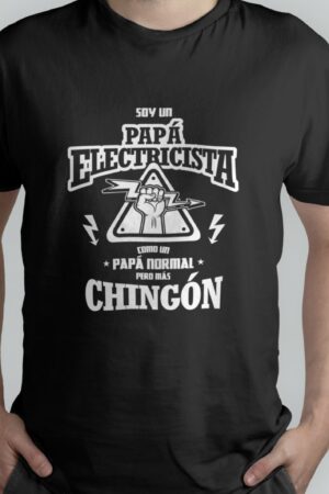 Playera para un papá electricista