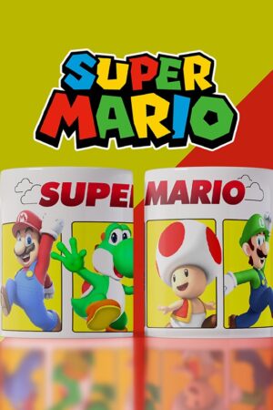 Taza Super Mario, Yoshi y Toad