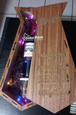 Caja de recuerdo en forma de corbata