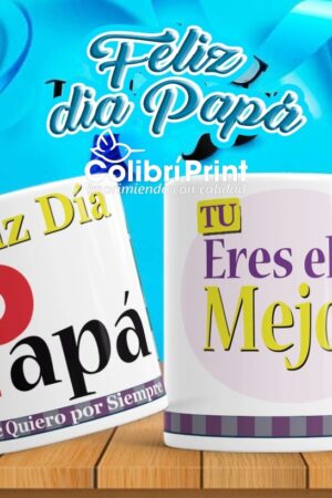 Taza Feliz Día Papá tu eres el mejor