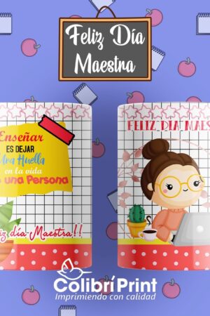 Taza "Enseñar es dejar una huella en..."