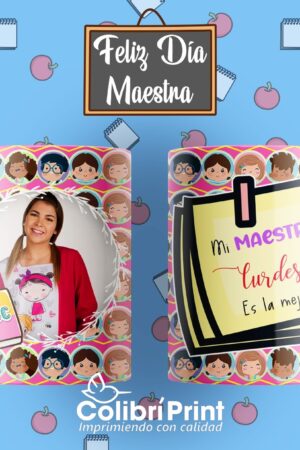 Taza "Mi maestra... es la mejor de todo el mundo"