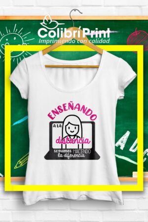 Playera "Enseñando a la distancia"
