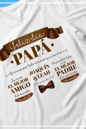 Playera para papá, "Feliz día papá"