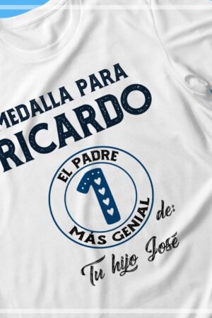 Playera para papá, "El padre más genial"