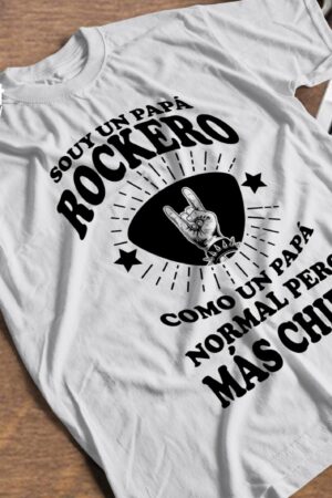 Playera "Soy un papá rockero"