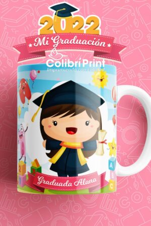 Taza para graduación
