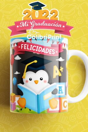 Taza para graduación "felicidades"