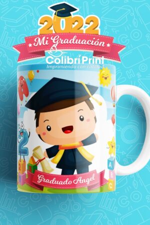 Taza para graduación academica