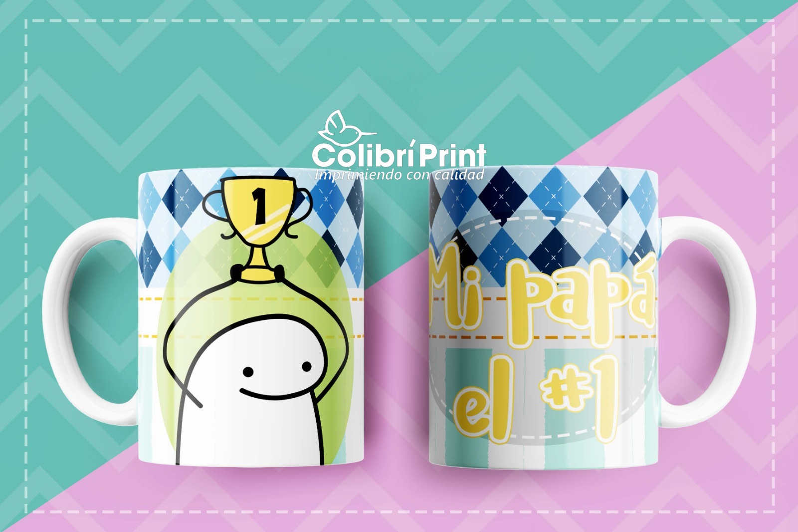 Taza "Mi papá el #1"