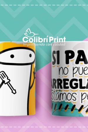 Taza "Si papá no puede arreglarlo estamos perdidos"