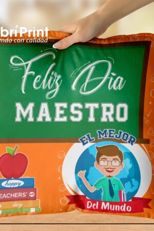 Cojín "Feliz Día Maestro"