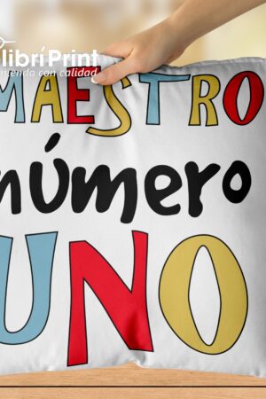 Cojín "Maestro numero uno"