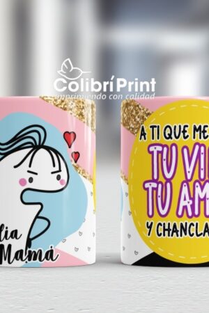 Taza "A ti que me diste tu vida, tu amor y..."