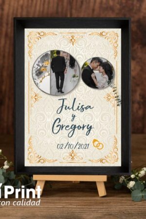 Cuadro decorativo para boda