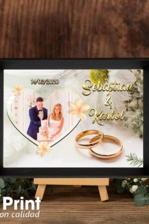 Cuadro decorativo para boda