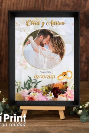 Cuadro decorativo para boda