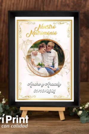 Cuadro decorativo para boda