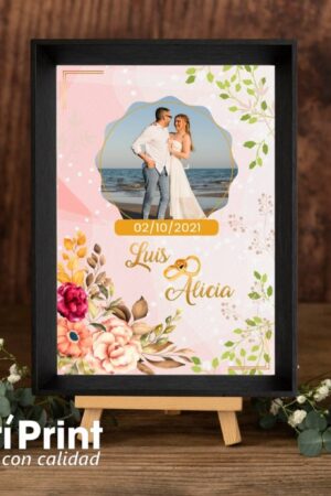 Cuadro decorativo para boda