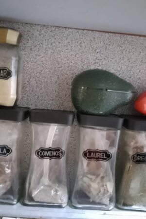 Etiquetas para especieros o condimentos