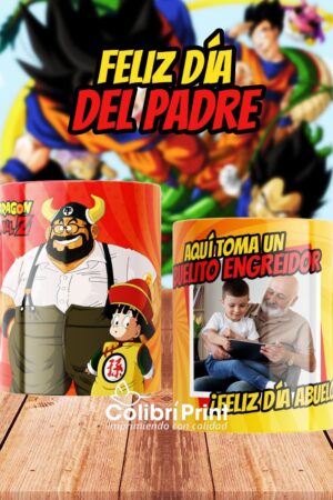 Taza Dragon Ball Abuelito Engreidor