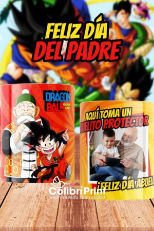 Taza Dragon Ball Abuelito Protector