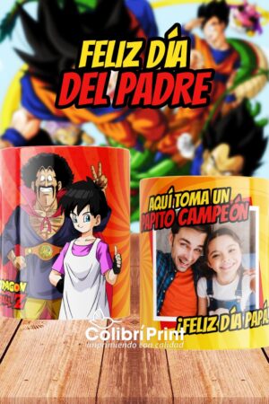 Taza Dragon Ball Papito Campeón