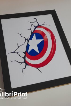 Cuadro decorativo Capitan America