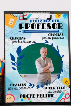 Cuadro decorativo "Gracias por..." Día del profesor
