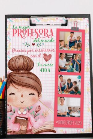 Cuadro decorativo "La mejor profesora"