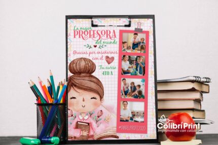 Cuadro decorativo "La mejor profesora"