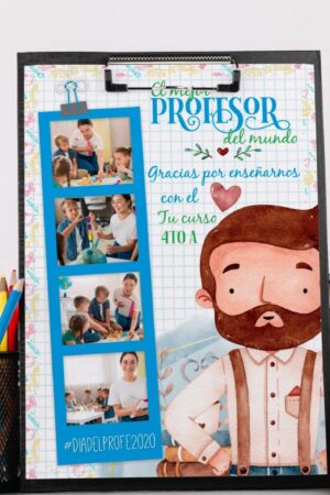 Cuadro decorativo "El mejor profesor"