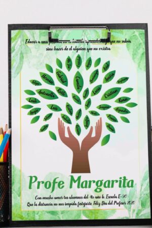 Cuadro decorativo para profesor