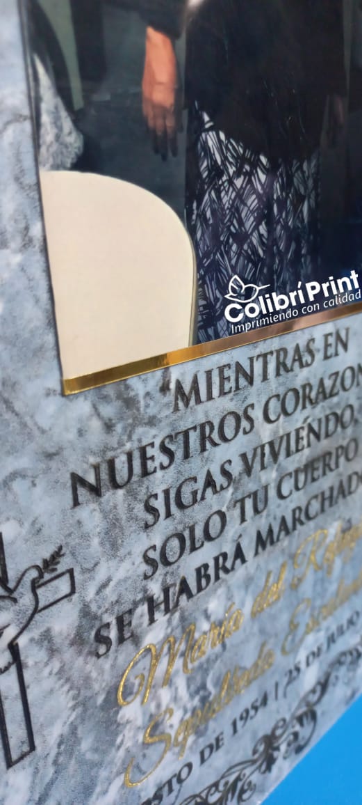 Vitropiso grabado láser