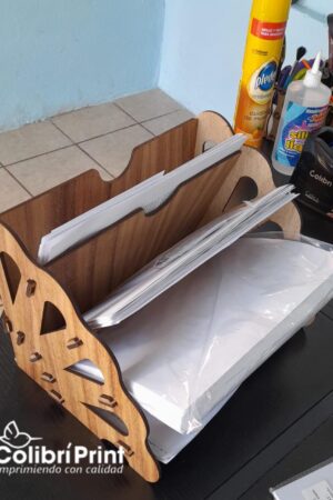 Organizador de hojas para escritorio