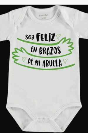 Pañalero "Soy feliz en brazos de mi abuela"