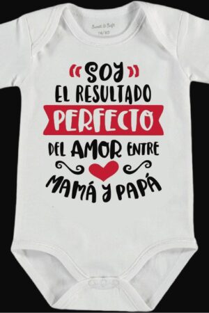 Pañalero "Soy el resultado perfecto del amor entre mamá y papá"